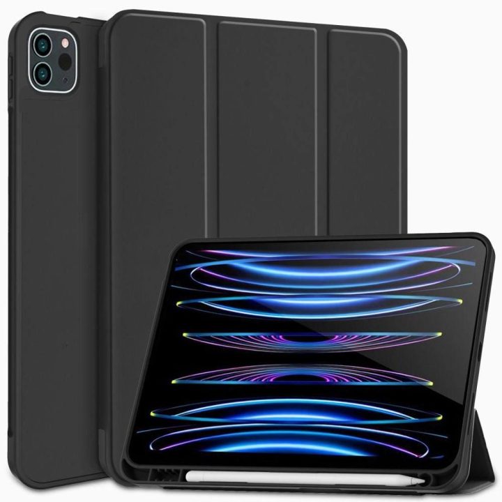 SC dėklas su pieštuku iPad Pro 11 2020–2022 m. – juodas