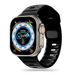 Pakaitinė apyrankė Apple Watch 4 / 5 / 6 / 7 / 8 / 9 / SE / Ultra 1 / 2 (42/44/45/49 mm) - juoda