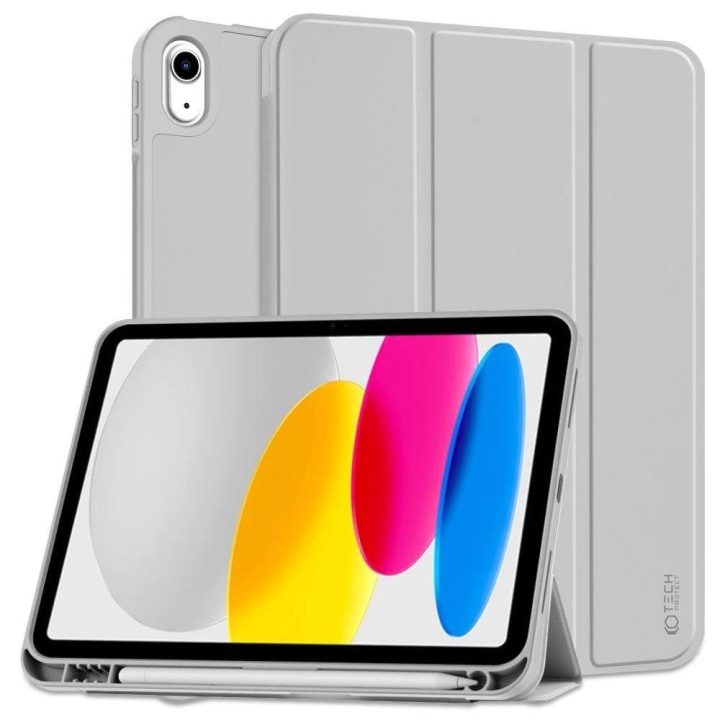 Rašiklio dėklas iPad 10.9 2022 - pilkas