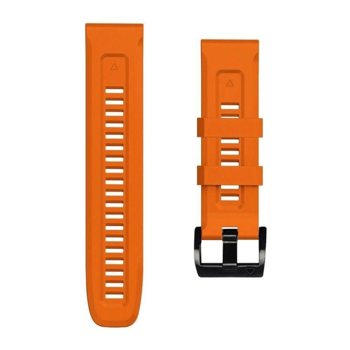 Garmin Fenix ​​5 / 6 / 6 Pro / 7 dirželis - oranžinis