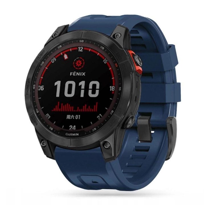 Apyrankė Garmin Fenix 5 / 6 / 6 Pro / 7 - tamsiai mėlyna