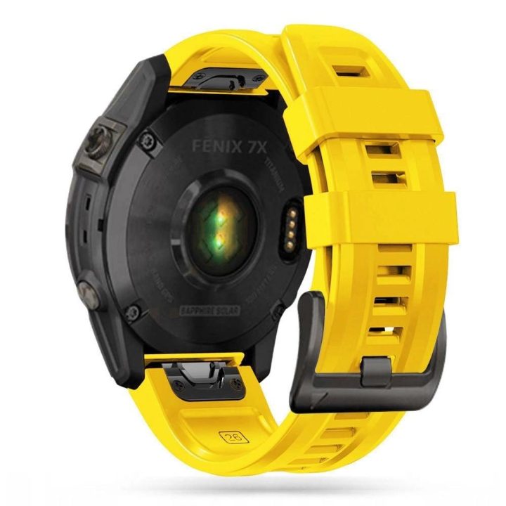 Dirželis Garmin Fenix ​​5 / 6 / 6 Pro / 7 - geltonas