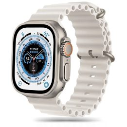 Laikrodžio dirželis Apple Watch“ 4 / 5 / 6 / 7 / 8 / 9 / SE / Ultra 1 / 2 (42/44/45/49 mm) - smėlinis