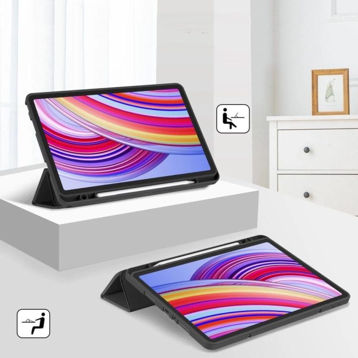Xiaomi Redmi Pad Pro 12.1 dėklas rašikliams - juodos spalvos