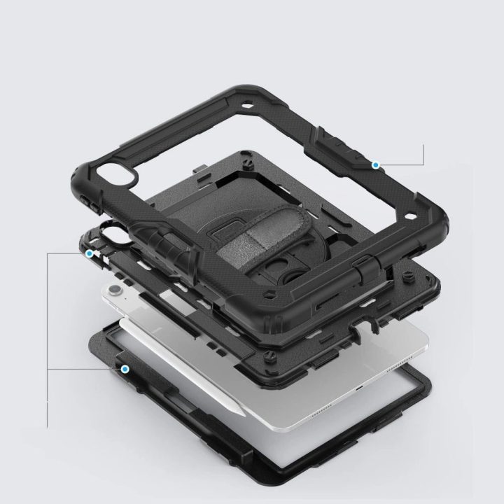 Dėklas iPad Air 11“ 2024 - juodas