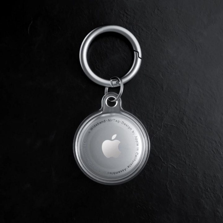 Apple AirTag apsauginis dėklas - permatomas