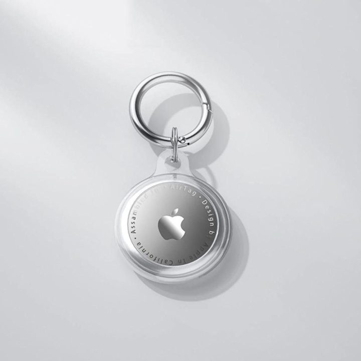 Apple AirTag apsauginis dėklas - permatomas