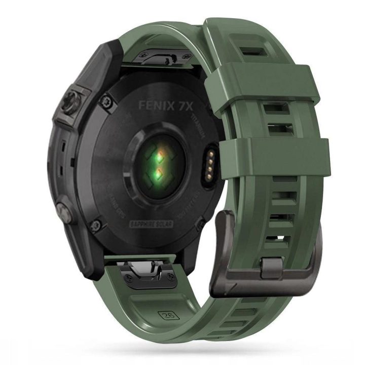 IconBand“ laikrodžiams Garmin Fenix 3“ / 5X“ / 3HR“ / 5X Plus“ / 6X“ / 6X Pro“ / 7X“ – žalia
