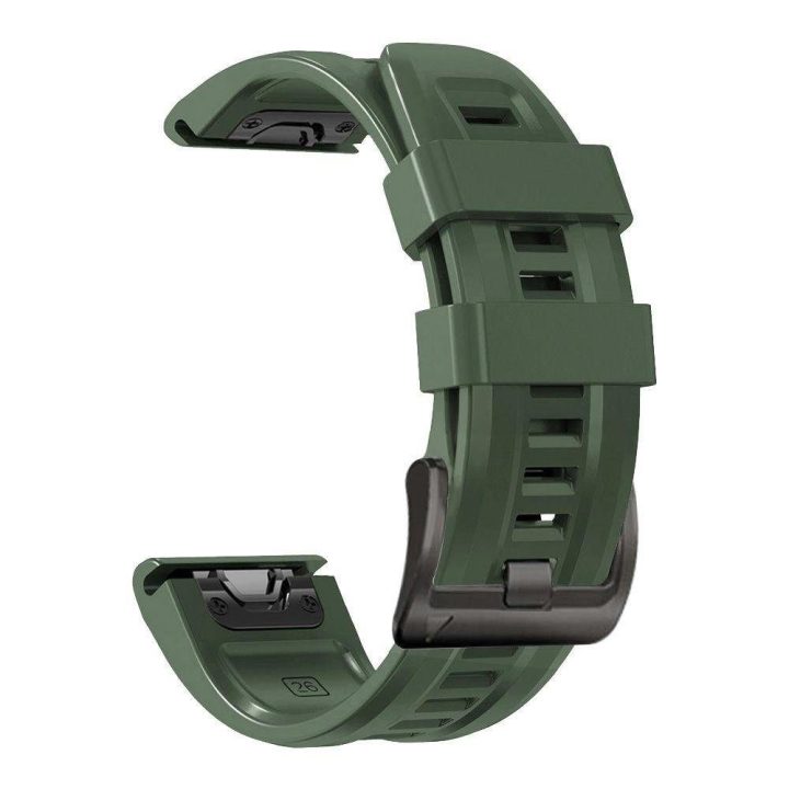 IconBand“ laikrodžiams Garmin Fenix 3“ / 5X“ / 3HR“ / 5X Plus“ / 6X“ / 6X Pro“ / 7X“ – žalia