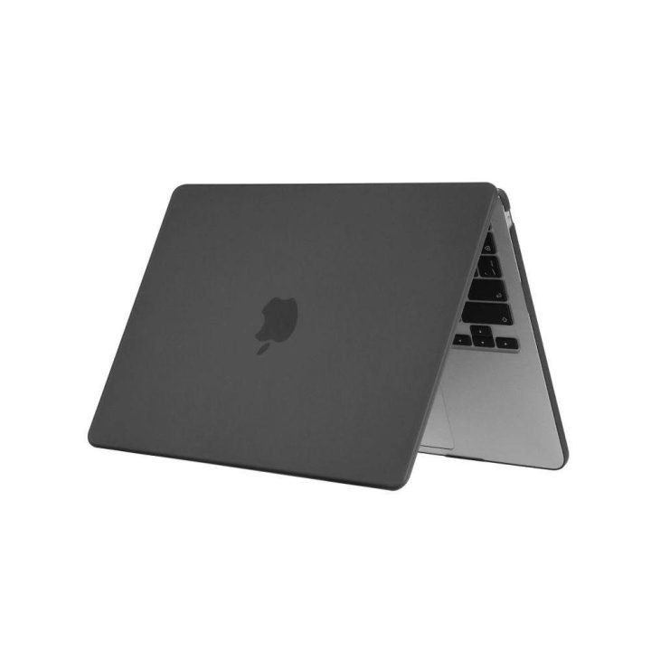 13 col. MacBook Air“ M2/M3/2022–2024 dėklas – matinė juoda spalva