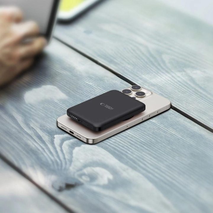 MagSafe“ 5000 mAh 15 W galios nešiojamasis įkroviklis su USB C“ laidas