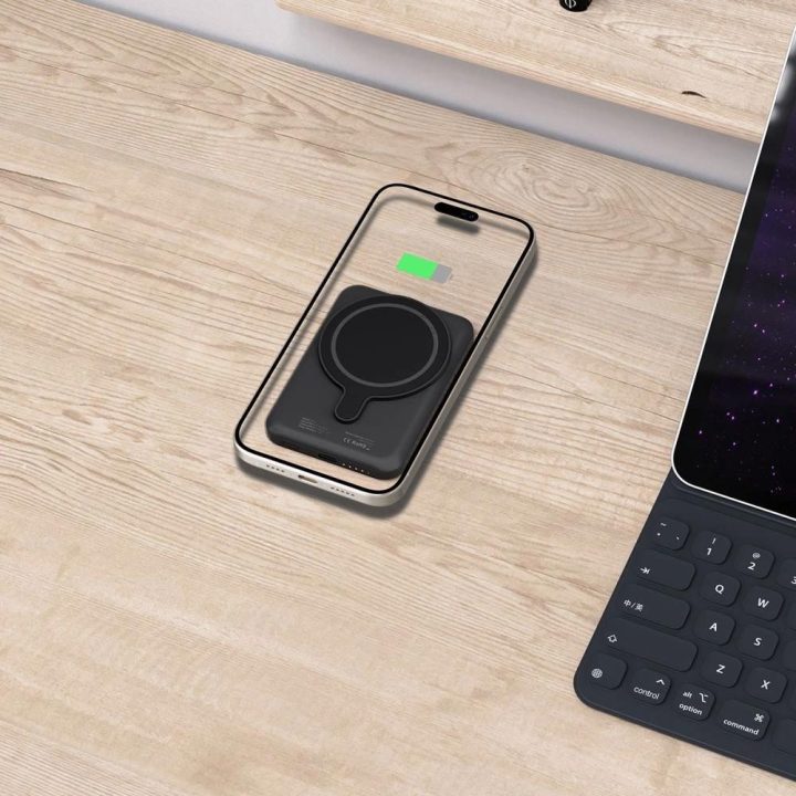 MagSafe“ 5000 mAh 15 W galios nešiojamasis įkroviklis su USB C“ laidas