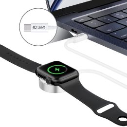 Magnetinis indukcinis įkroviklis su USB-C jungtimi, skirtas Apple Watch, 1,2m - baltas