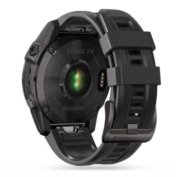 IconBand skirtam Garmin Fenix 3 / 5X / 3HR / 5X Plus / 6X / 6X Pro / 7X“ – juoda