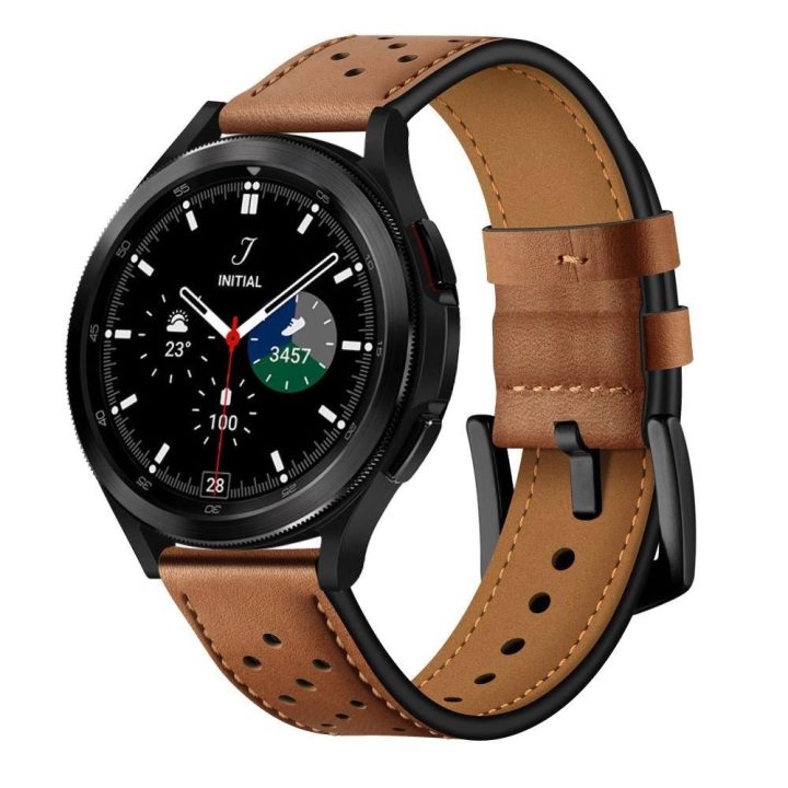Odinis dirželis Samsung Galaxy Watch 4/5/5 Pro/6/7/FE“ - rudas