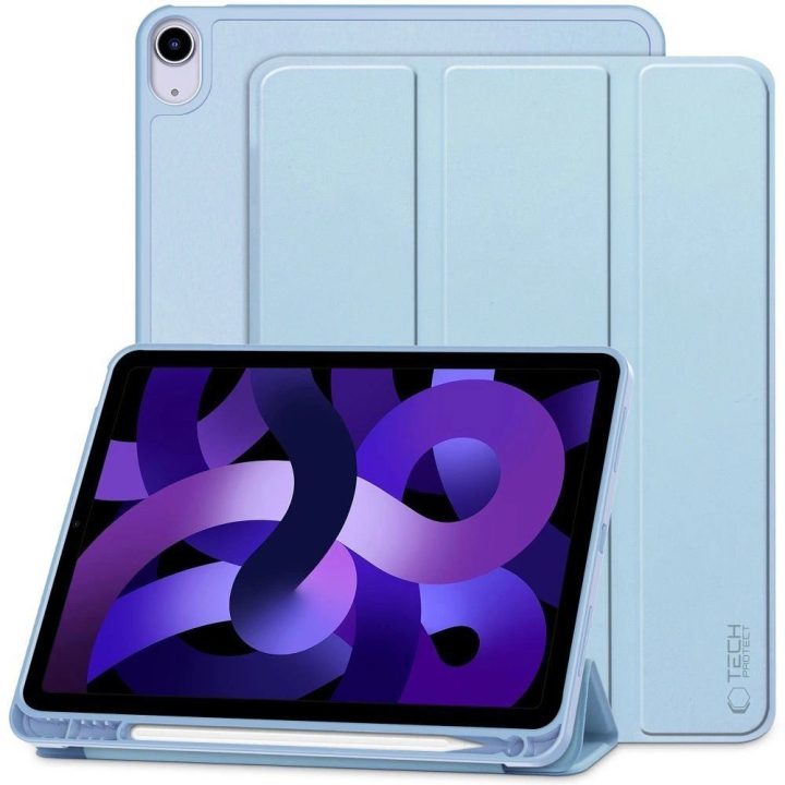 SC“ pieštuko dėklas planšetėms iPad Air 10.9“ 2020–2022 m. / 11“ 2024 m. – šviesiai mėlynas