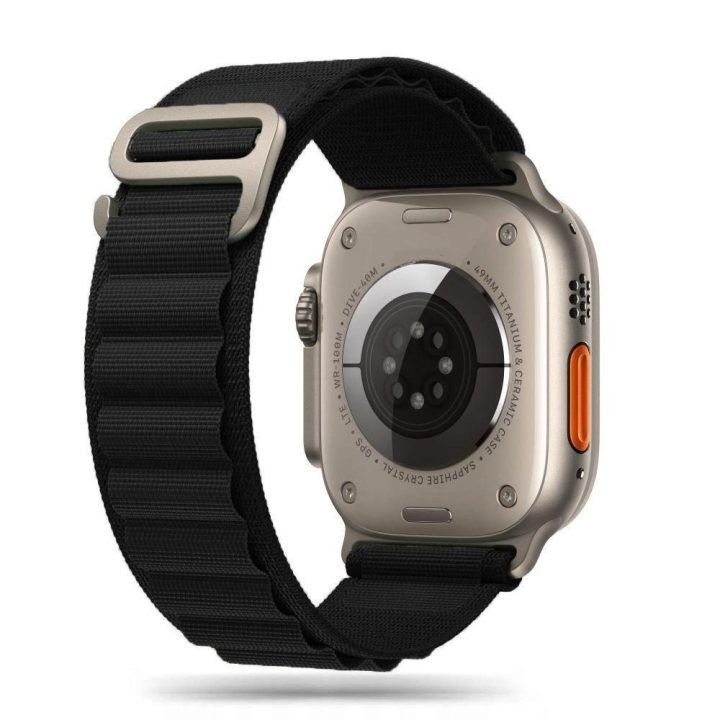 Apyrankė Apple Watch 4/5/6/7/8/9/SE/Ultra 1/2 (42/44/45/49 mm) — juoda