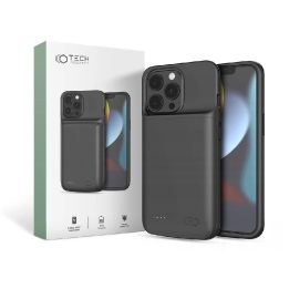 iPhone 13 / 13 Pro“ dėklas su 4800 mAh galios banku – juodas