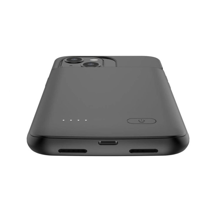 iPhone 13 / 13 Pro“ dėklas su 4800 mAh galios banku – juodas