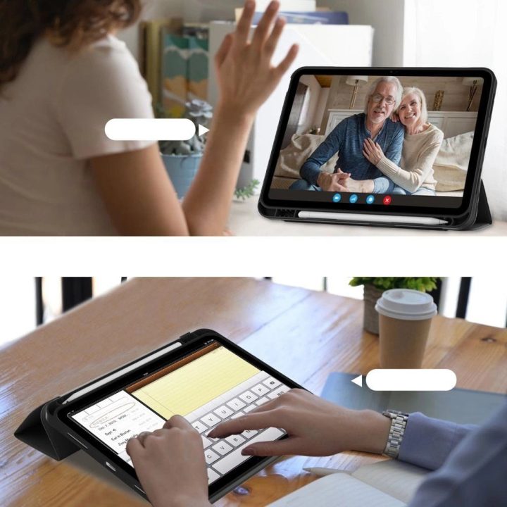 SC rašiklio dėklas iPad 10.9 colių“ 2022 m. – juodas