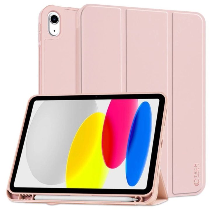 SC pieštuko dėklas iPad 10.9 2022 - rausvos spalvos