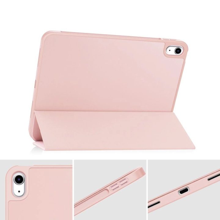 SC pieštuko dėklas iPad 10.9 2022 - rausvos spalvos