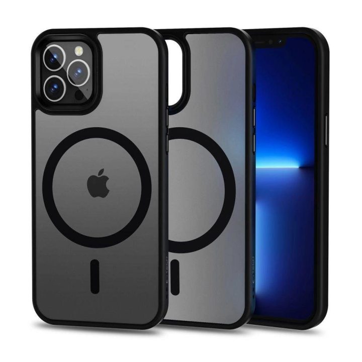 IPhone 12 Pro Max dėklas - matinė juoda
