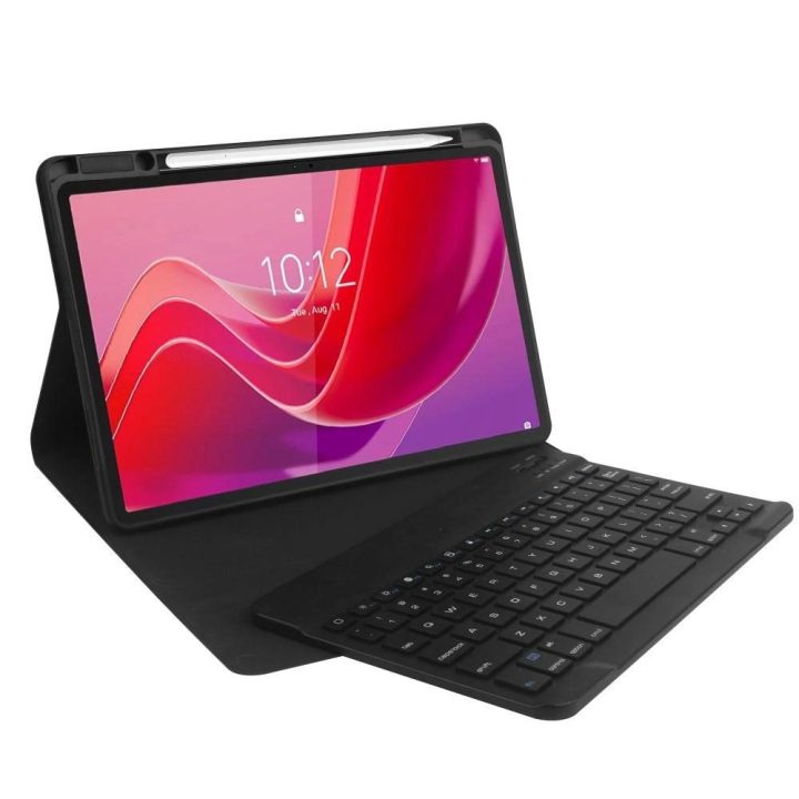 SC Pen + Keyboard dėklas su klaviatūra Lenovo Tab M11 11 TB-330 planšetei - juodos spalvos