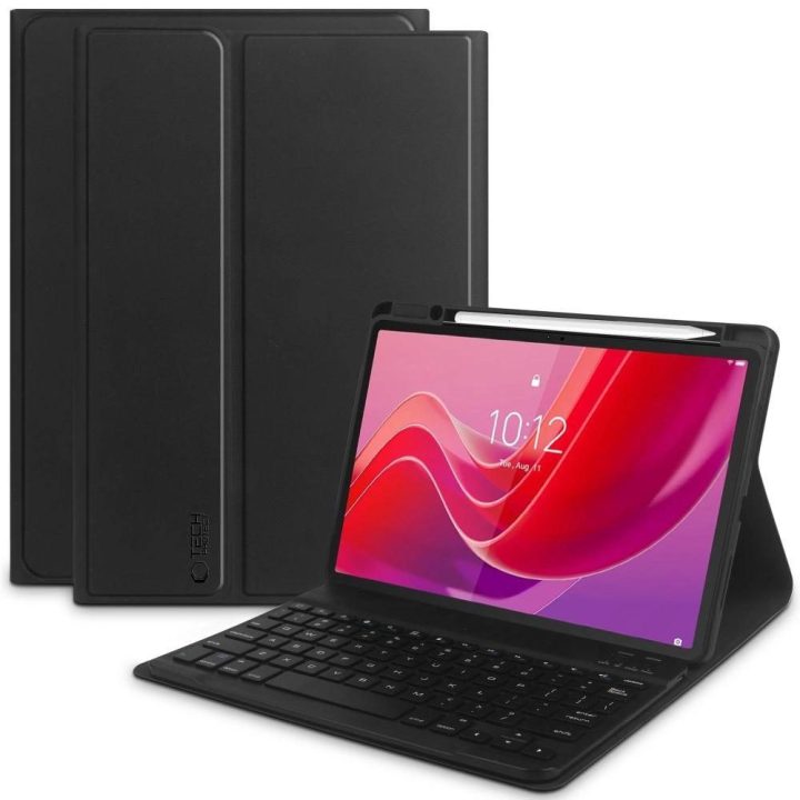 SC Pen + Keyboard dėklas su klaviatūra Lenovo Tab M11 11 TB-330 planšetei - juodos spalvos