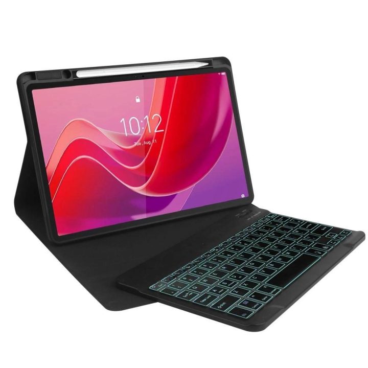 SC Pen + Keyboard dėklas su klaviatūra Lenovo Tab M11 11 TB-330 planšetei - juodos spalvos