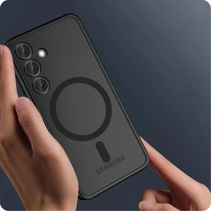 Dėklas Samsung Galaxy S24 - matinė juoda