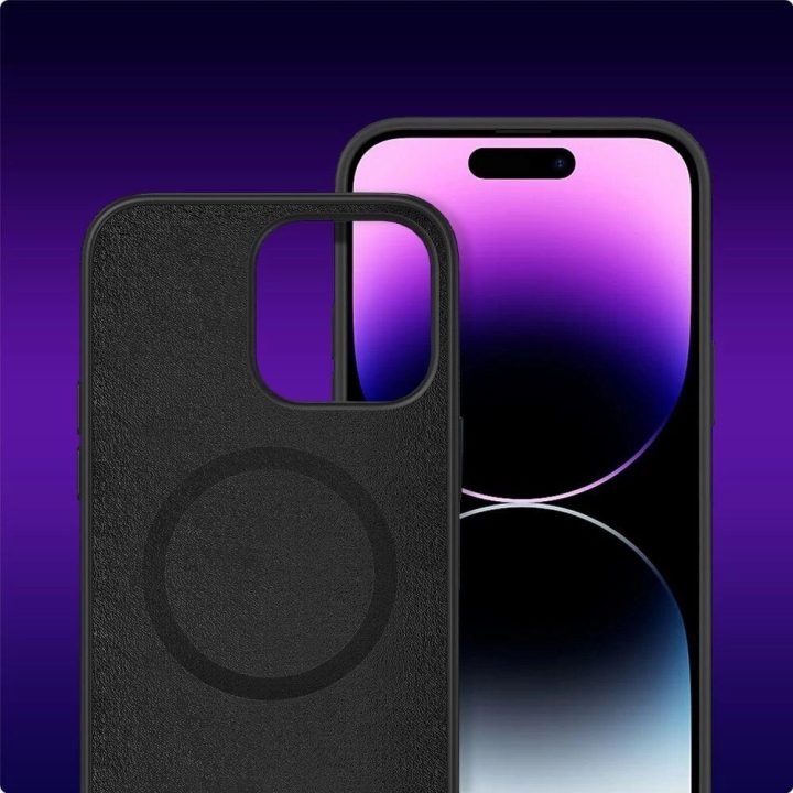 iPhone 15“ dėklas – matinė juoda spalva