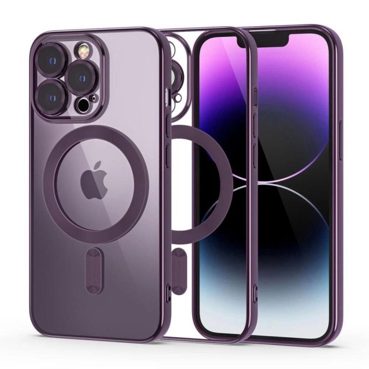 dėklas su iPhone 14 Pro - violetinis