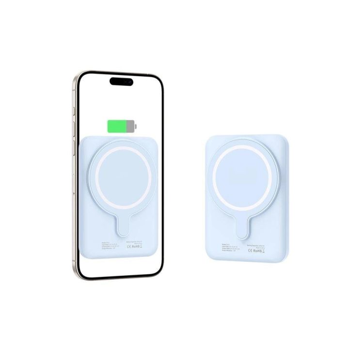 Powerbank“ su MagSafe“ 5000mAh 15W USB C laidas
