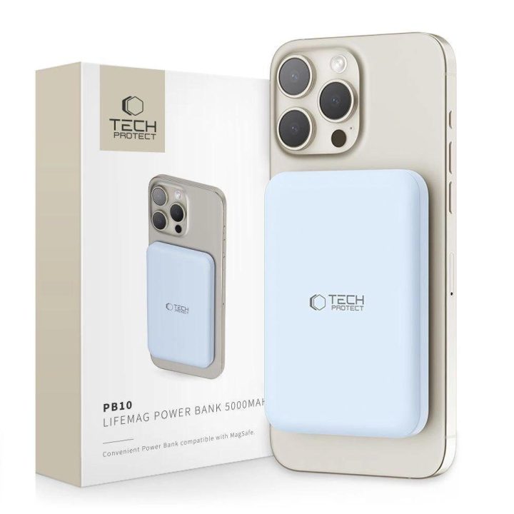 Powerbank“ su MagSafe“ 5000mAh 15W USB C laidas
