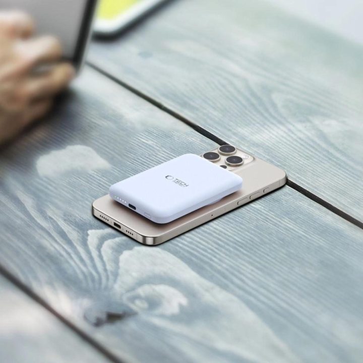 Powerbank“ su MagSafe“ 5000mAh 15W USB C laidas