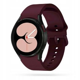 dirželis skirtas Samsung Galaxy Watch 4 / 5 / 5 Pro / 6 / 7 / FE - bordo spalvos
