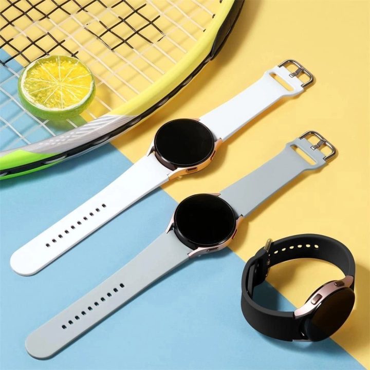 dirželis skirtas Samsung Galaxy Watch 4 / 5 / 5 Pro / 6 / 7 / FE - bordo spalvos