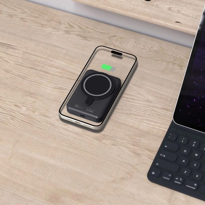 Powerbank su MagSafe 10000 mAh 15W USB C kabelis