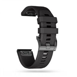 Garmin Fenix ​​3 / 5X / 3HR / 5X Plus / 6X / 6X Pro / 7X dėklas - juodas