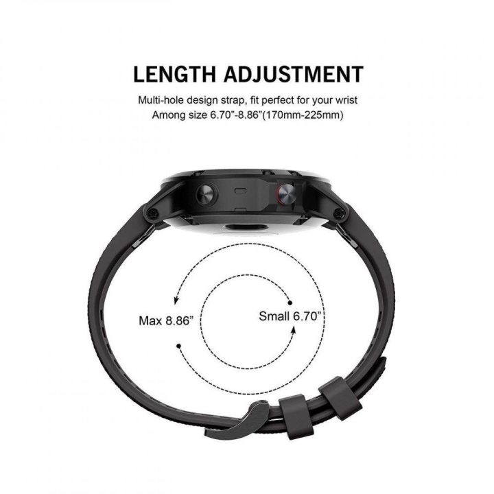 Garmin Fenix ​​3 / 5X / 3HR / 5X Plus / 6X / 6X Pro / 7X dėklas - juodas