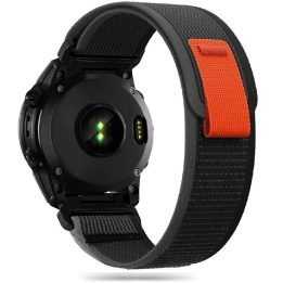 Apyrankė Garmin Fenix ​​5/6/6 Pro/7 - juoda/oranžinė