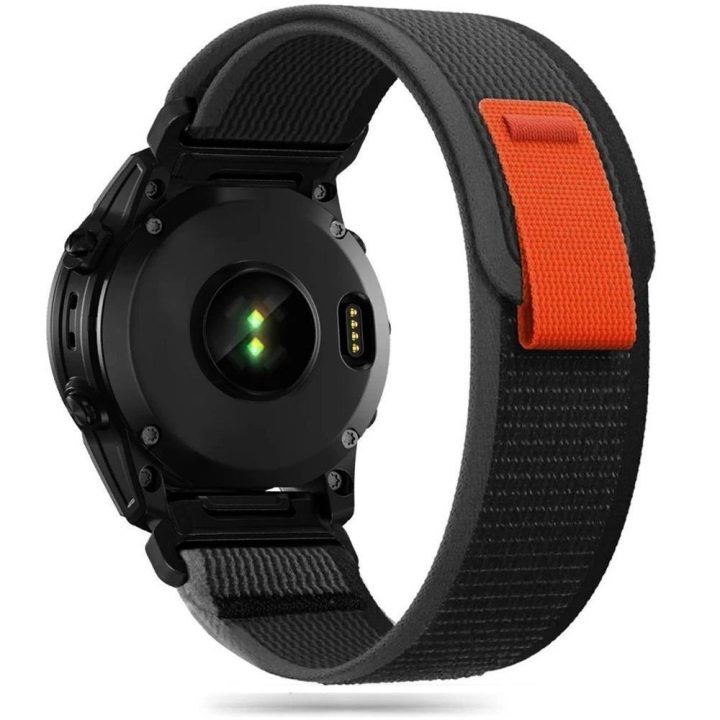 Apyrankė Garmin Fenix ​​5/6/6 Pro/7 - juoda/oranžinė