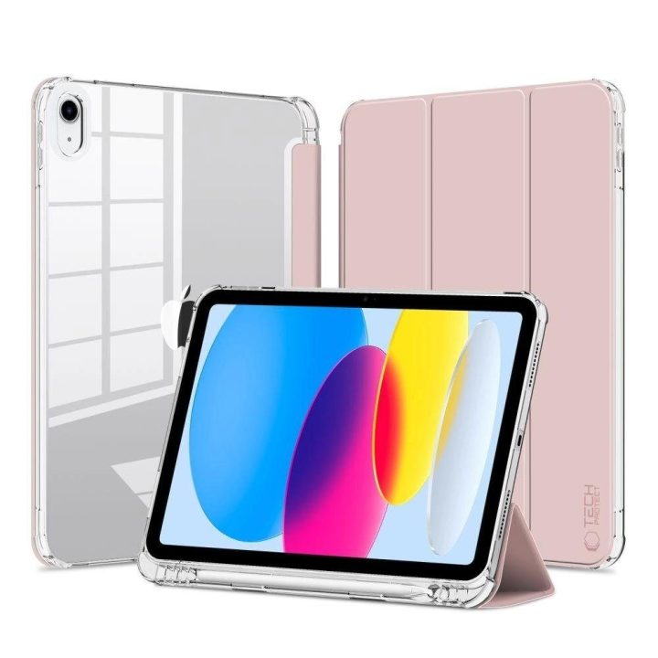 dėklas iPad 10.9 2022 - rožinės spalvos
