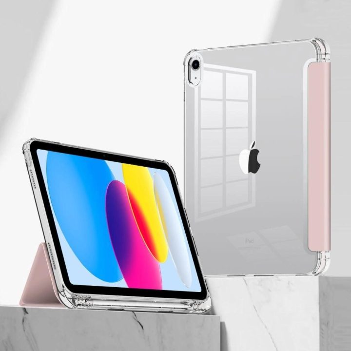 dėklas iPad 10.9 2022 - rožinės spalvos