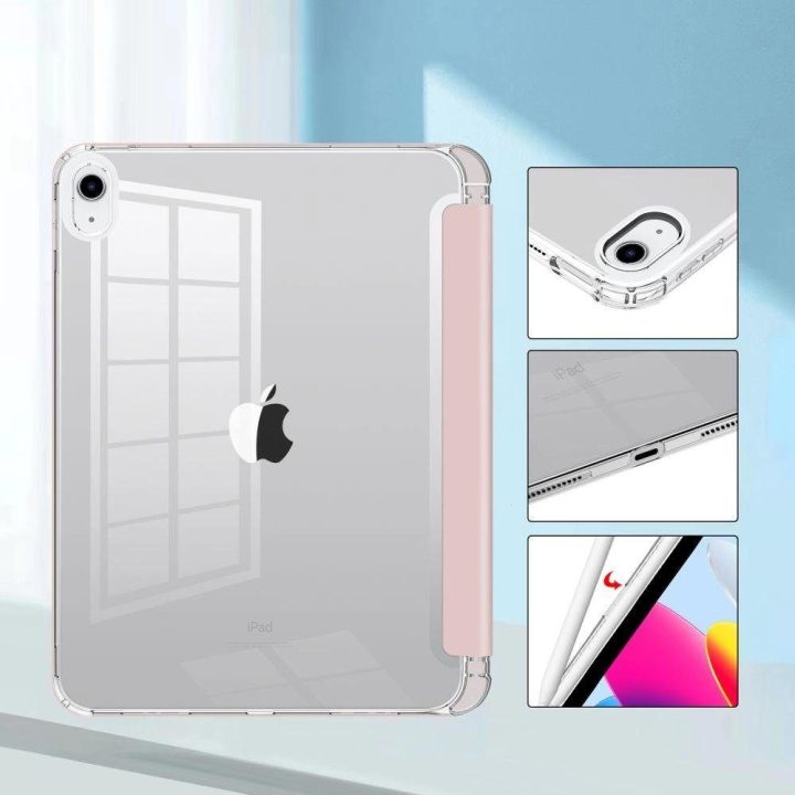 dėklas iPad 10.9 2022 - rožinės spalvos