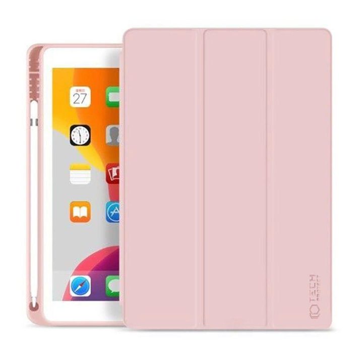 dėklas skirtas iPad 10.2 2019-2021 - rausvas