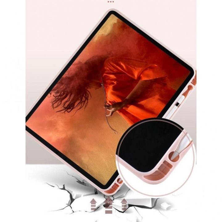 dėklas skirtas iPad 10.2 2019-2021 - rausvas