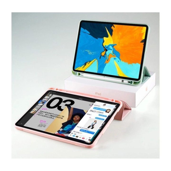 dėklas skirtas iPad 10.2 2019-2021 - rausvas
