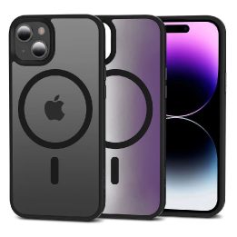 dėklas iPhone 15“ – matinė juoda